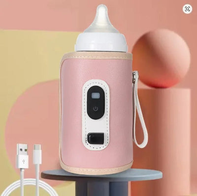 Chauffe biberon portable Laidep rose