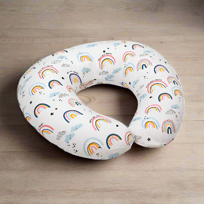 Coussin allaitement Douplu arc en ciel