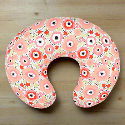 Housse coussin allaitement motif petales 1