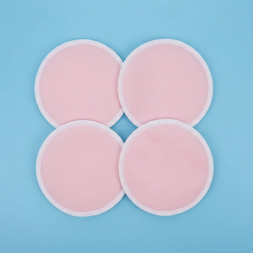 Les coussinets d'allaitement lavables Canous roses