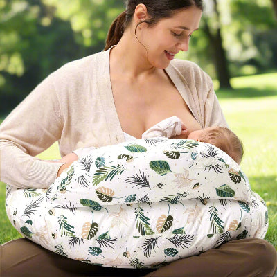 Maman bebe coussin allaitement Dernuane blanc