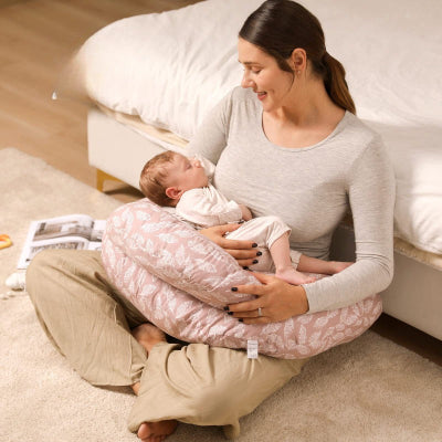 Maman bebe coussin allaitement Dernuanerose