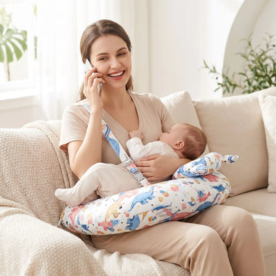Mon coussin d'allaitement Revco dynosaure mains libres