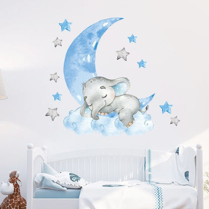 BabyElephant™ - Autocollants muraux pour chambre de bébé | bébé - Mon poupon et moi