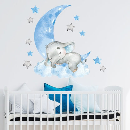 BabyElephant™ - Autocollants muraux pour chambre de bébé | bébé - Mon poupon et moi
