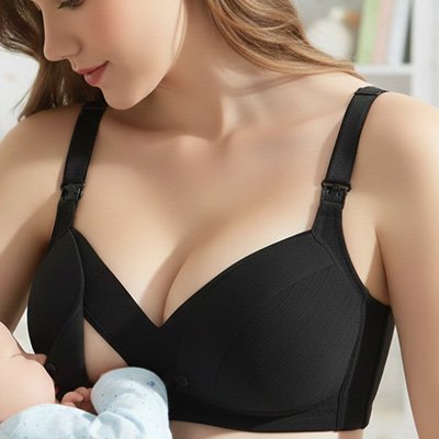 Maman main libre avec soutien gorge d allaitement Brapure